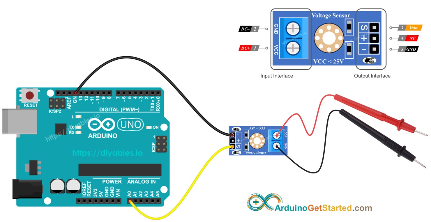 Arduino Sensor de Voltaje