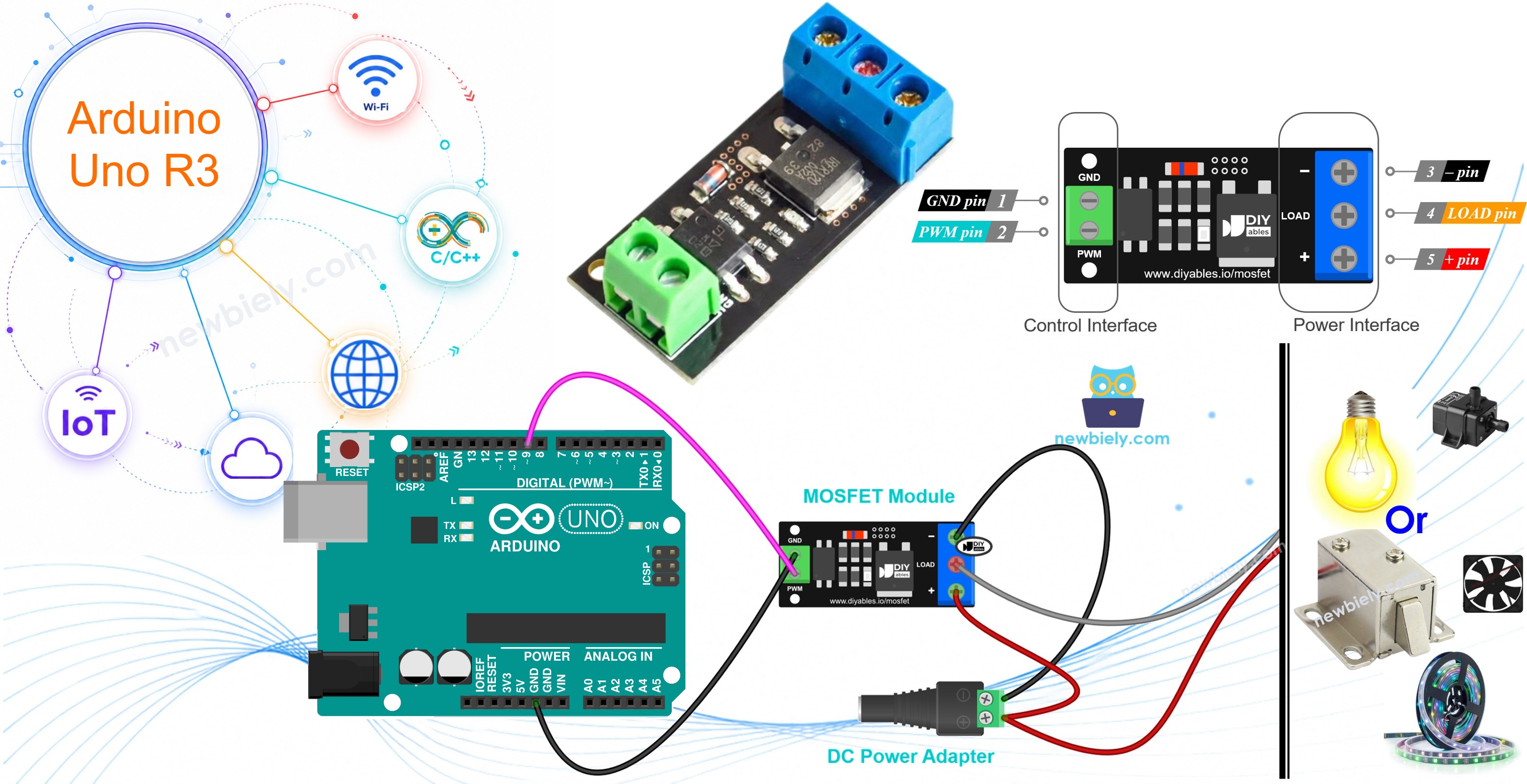 Arduino - Módulo MOSFET