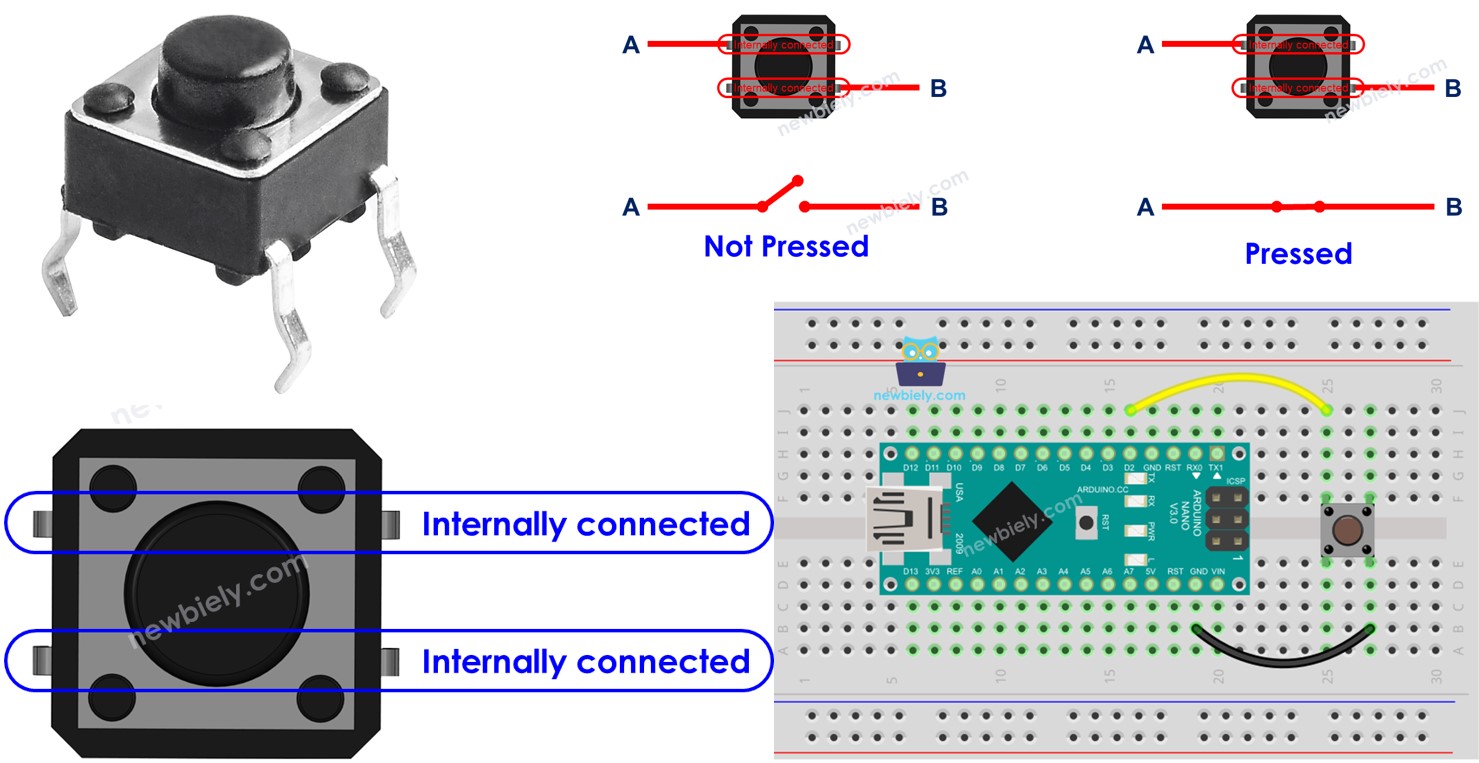 Arduino Nano Botón