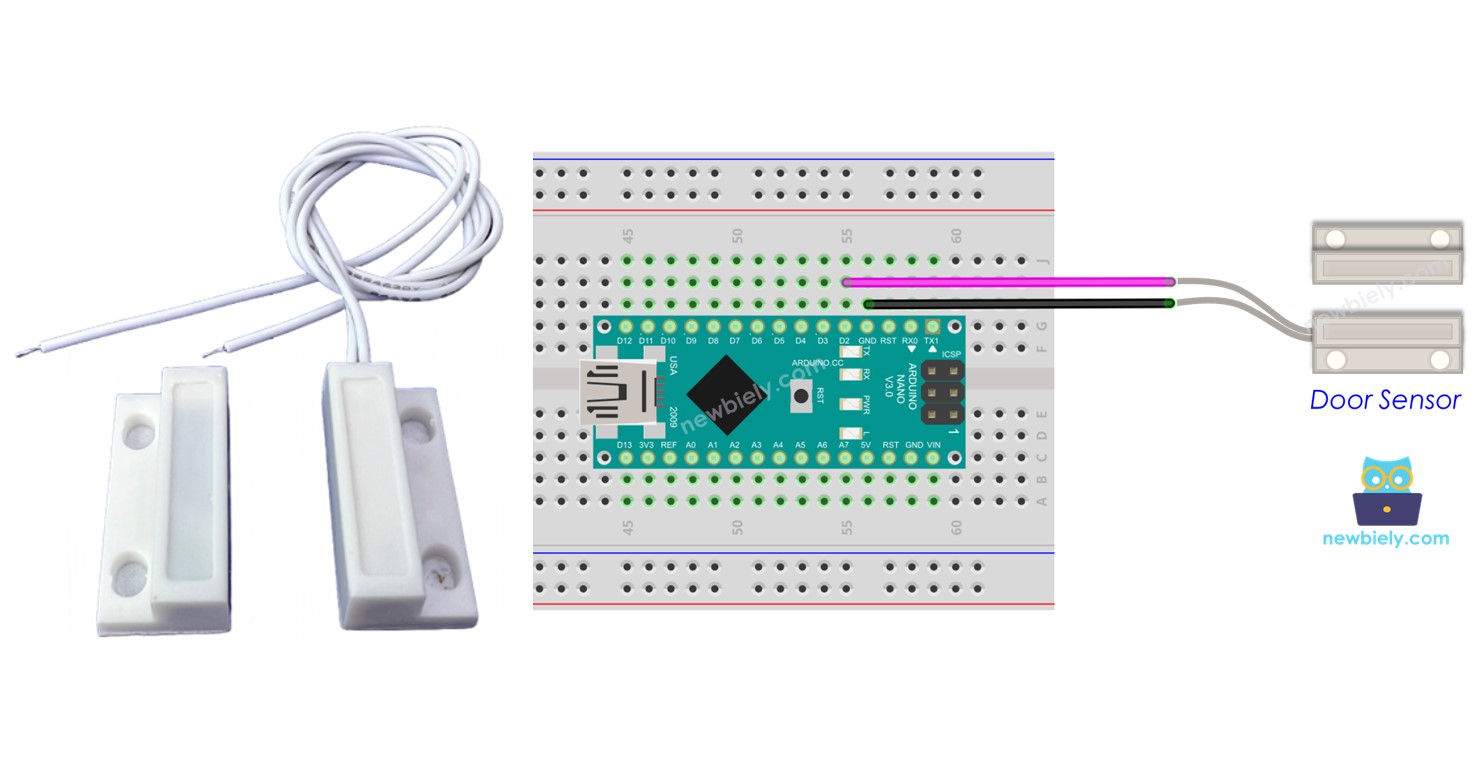 Arduino Nano Sensor de Puerta