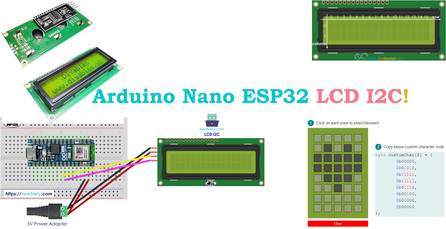 Arduino Nano ESP32 Pantalla