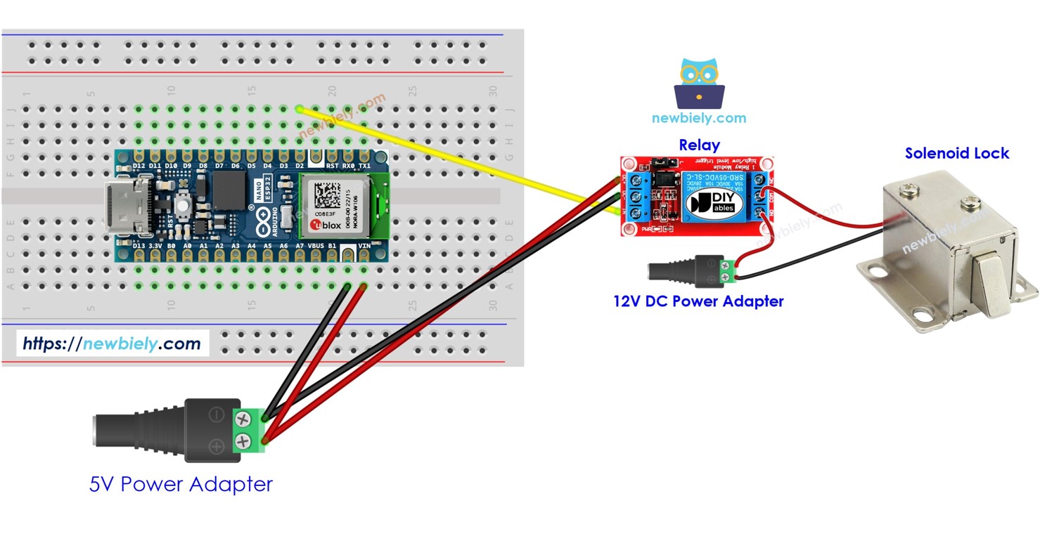 Arduino Nano ESP32 Cerradura de Puerta