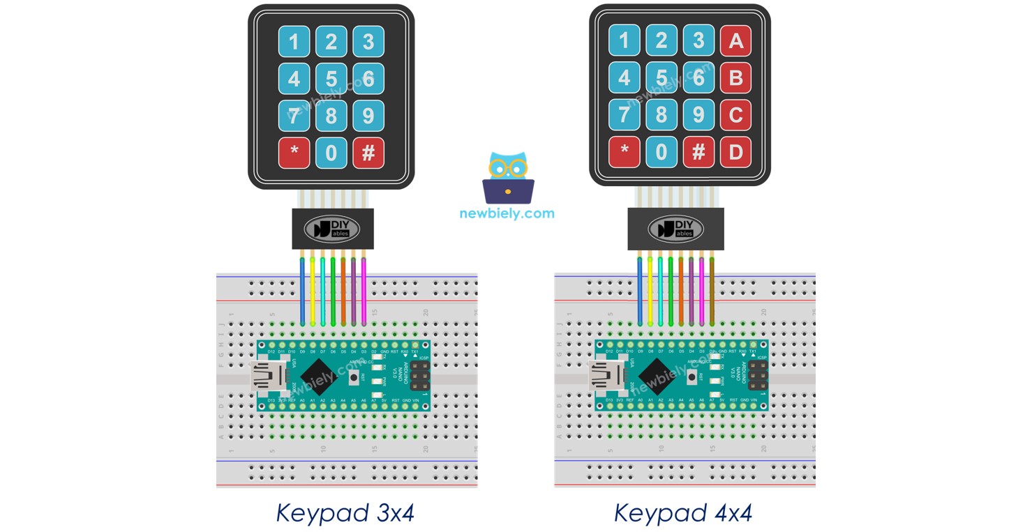 Arduino Nano Teclado