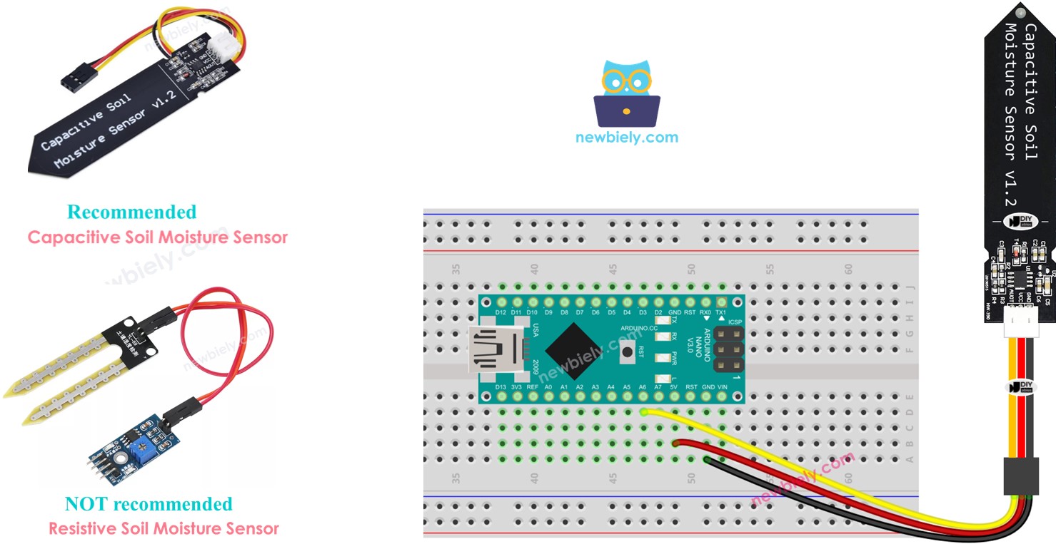 Arduino Nano Sensor de Humedad del Suelo
