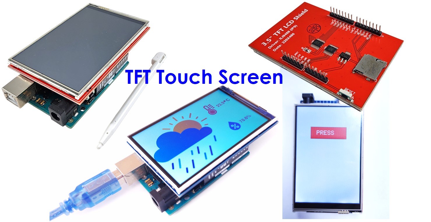 Pantalla táctil TFT LCD Arduino UNO R4