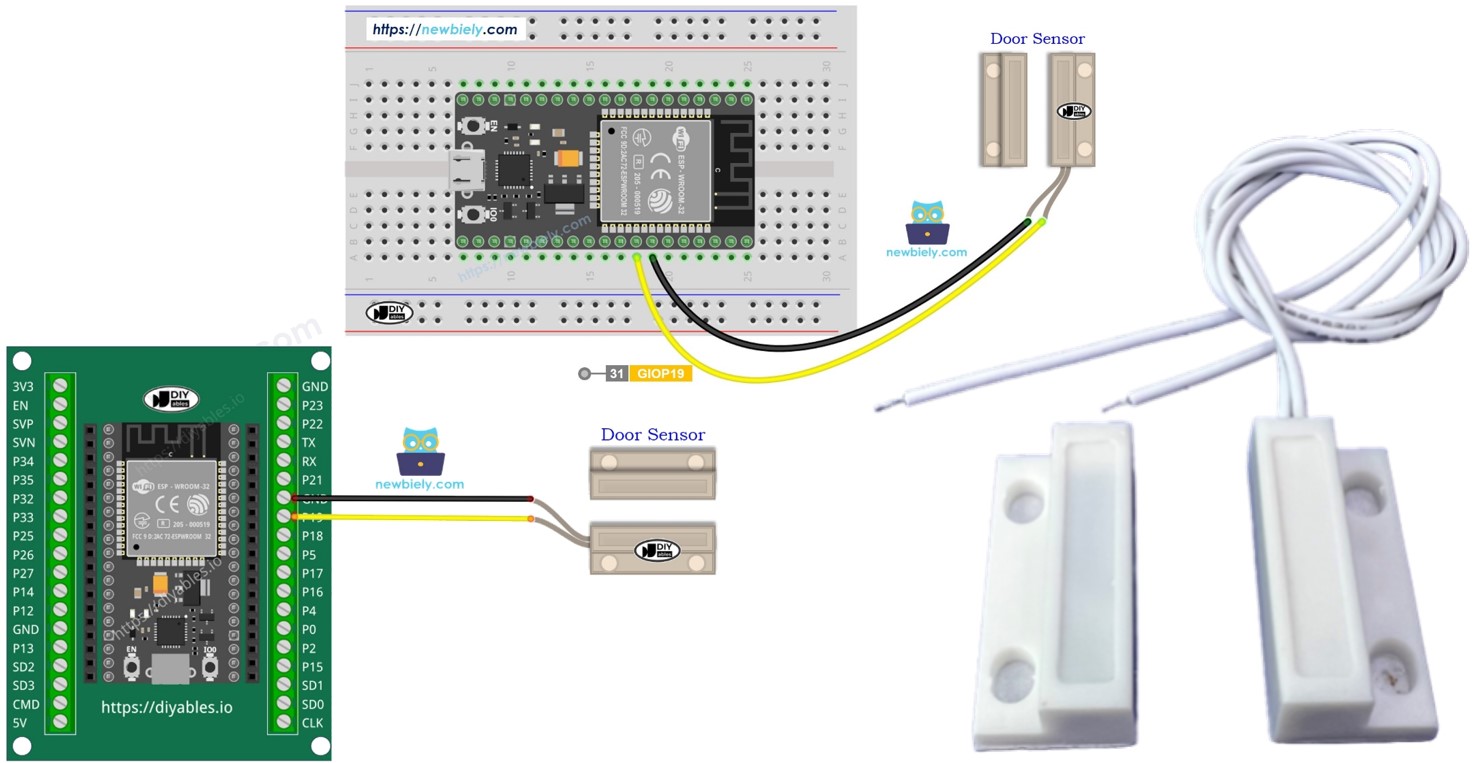 ESP32 Sensor de Puerta