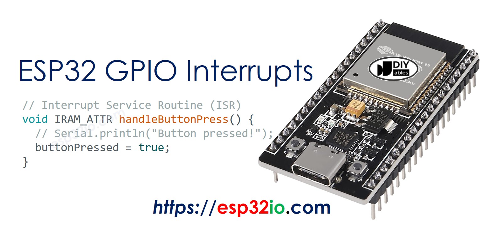 Interrupción GPIO del ESP32