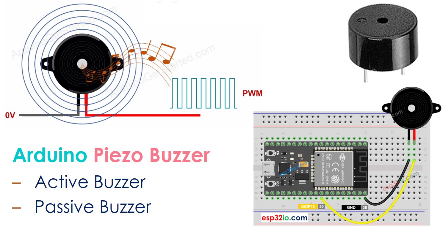 ESP32 Buzzer Piezo