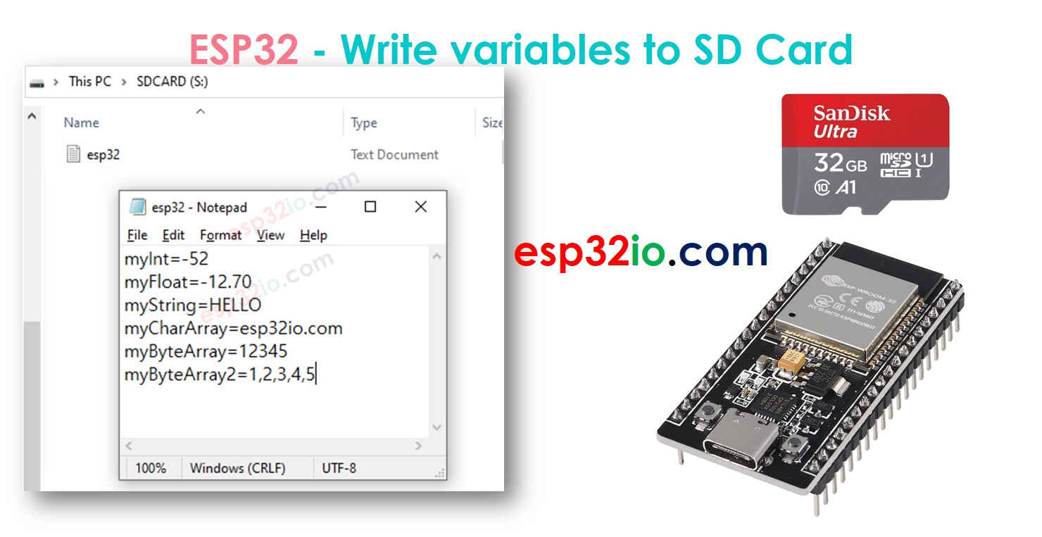 Tarjeta microSD para ESP32