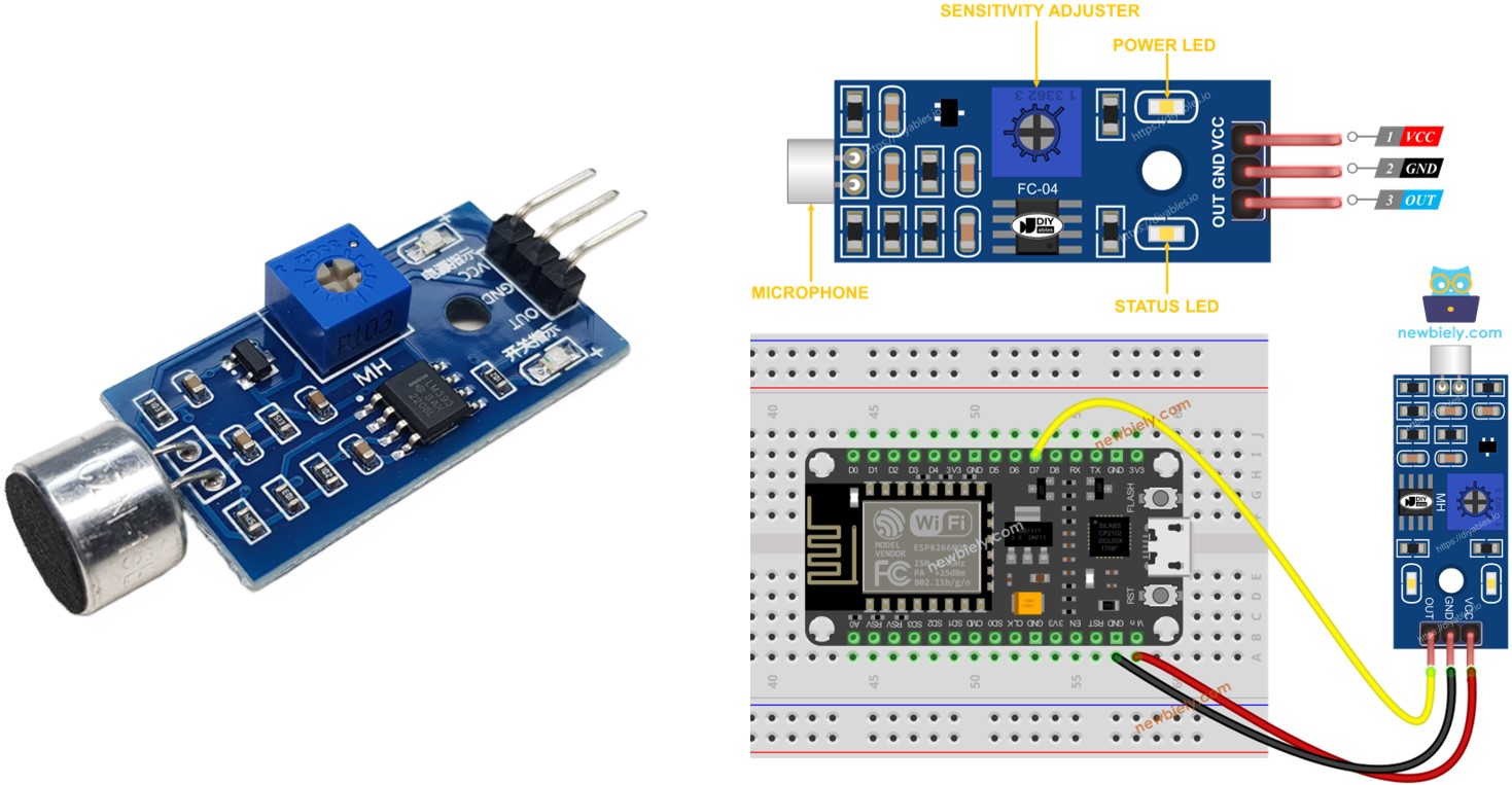 ESP8266 Sensor de Sonido