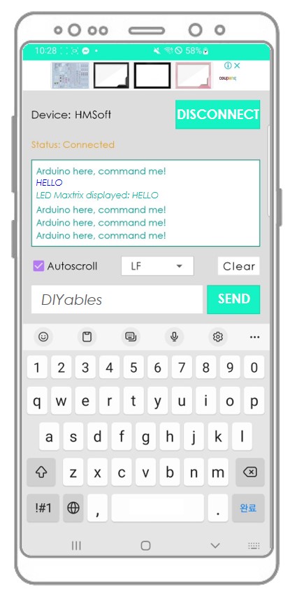 Aplicación de monitor serie Bluetooth