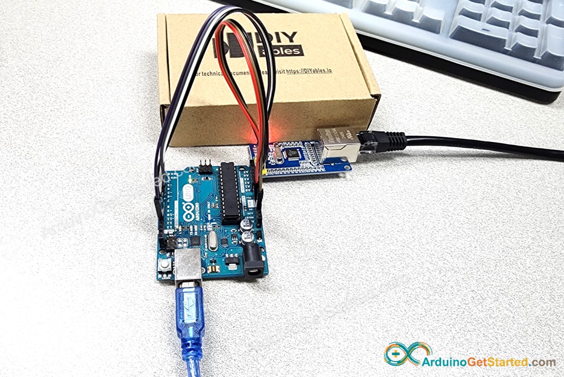 Conexión del módulo Ethernet de Arduino