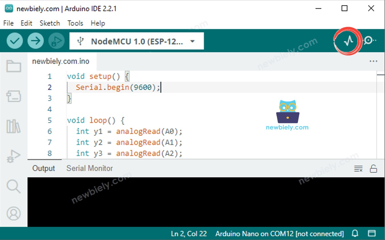 cómo abrir el plotter serial