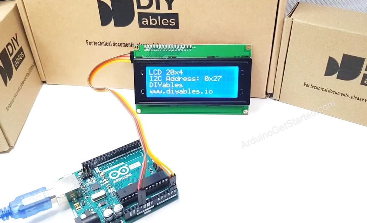 Arduino muestra texto en la pantalla LCD