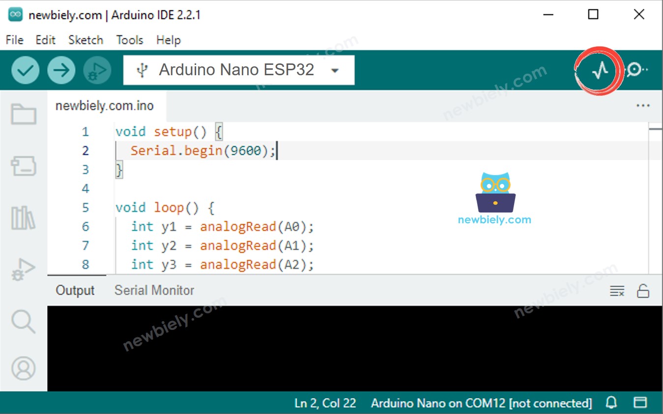 cómo abrir el trazador serial