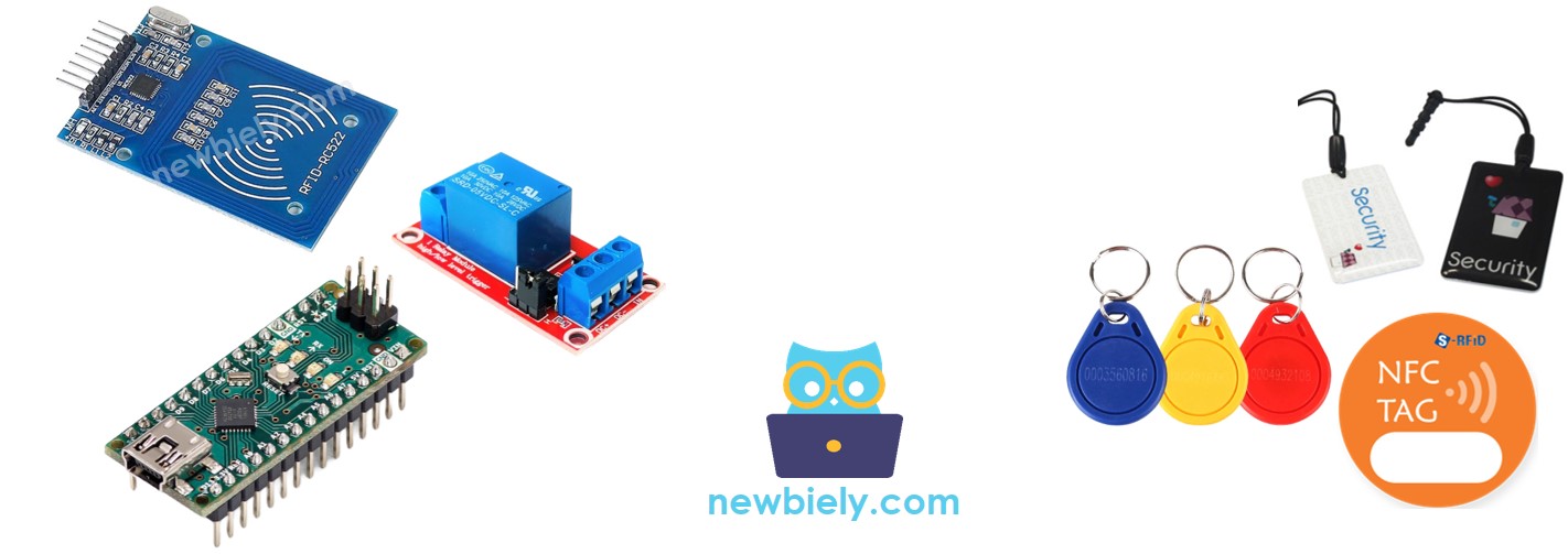 Arduino Nano Arduino RFID relé componente