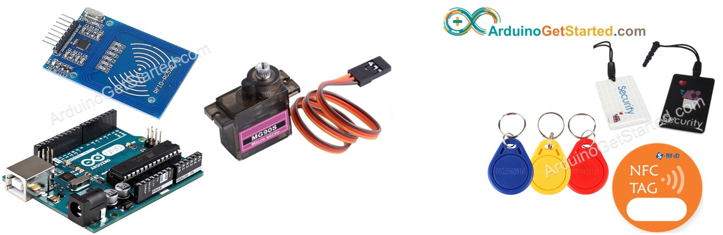 Arduino Arduino RFID servomotor componente