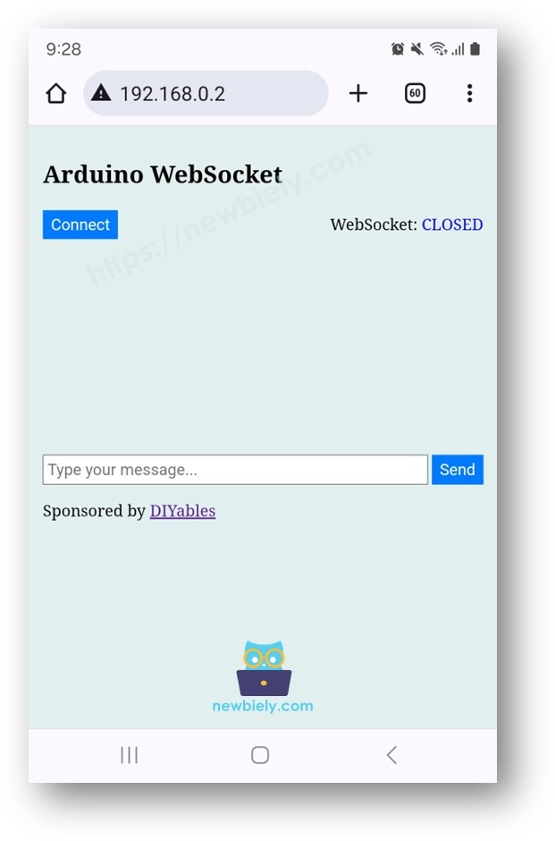 Arduino UNO R4 WebSocket navegador web