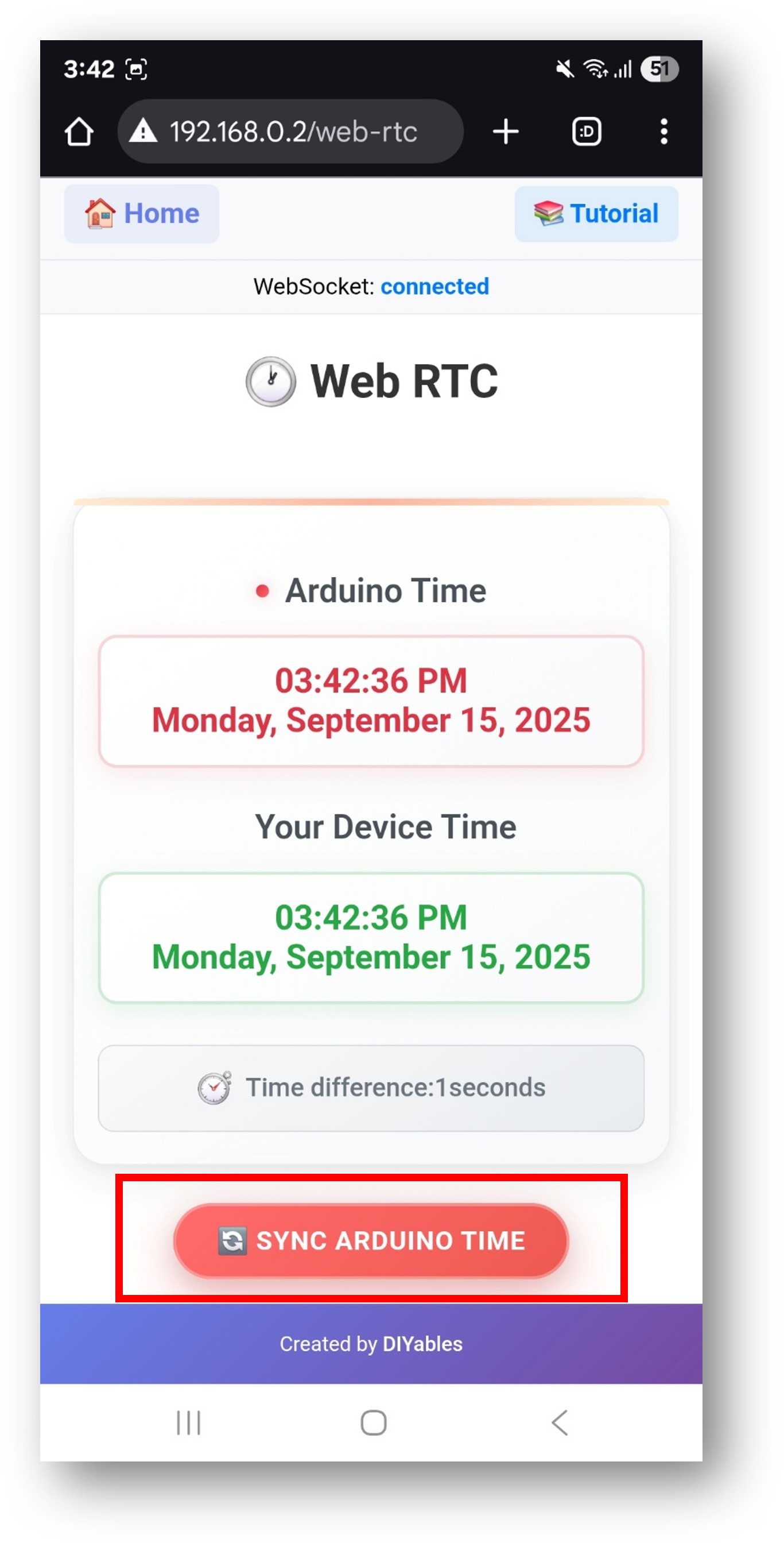 ESP32 DIYables Aplicación Web WebRTC