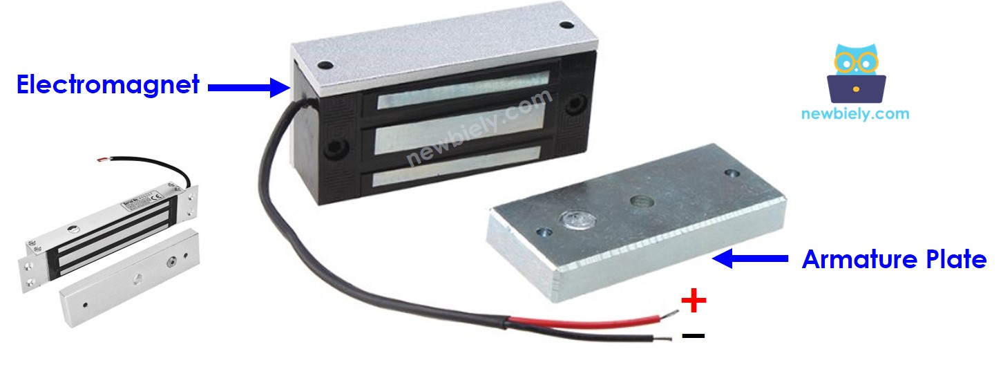 Disposición de pines de la cerradura electromagnética