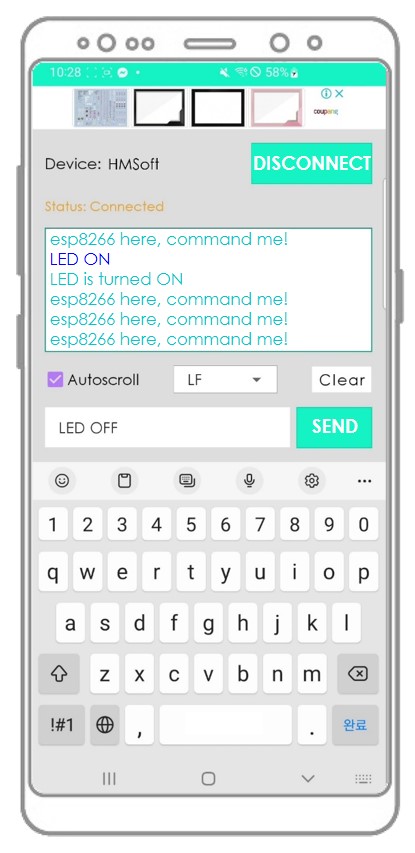 Aplicación de monitor serial Bluetooth