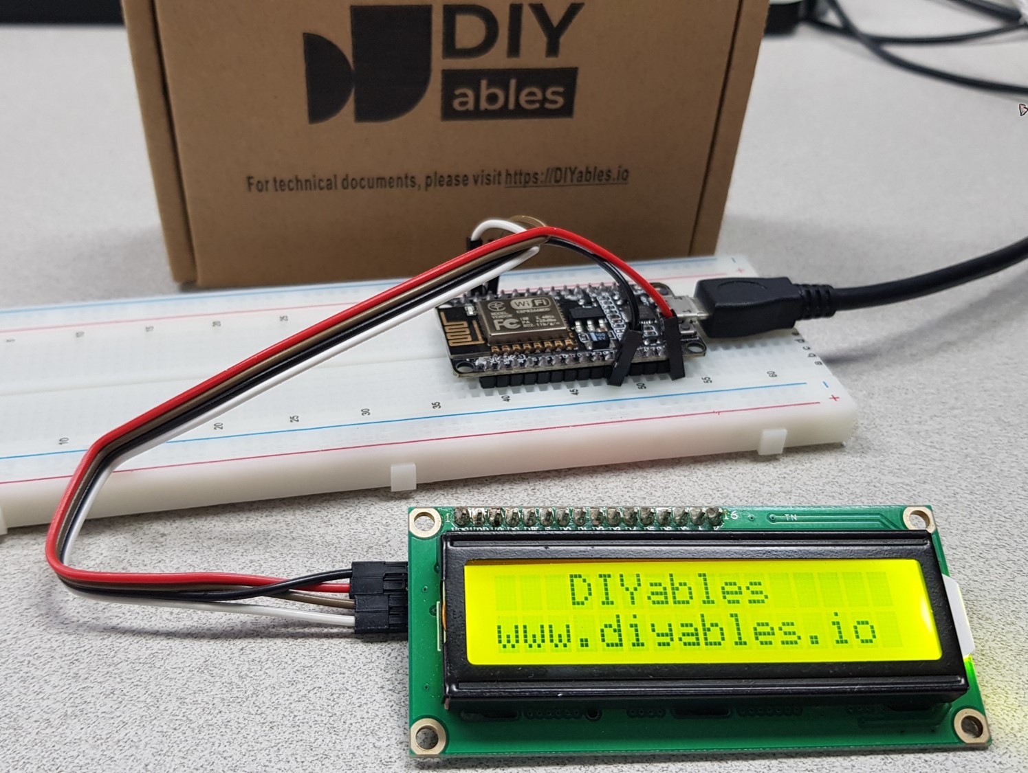 Mostrar texto en LCD con ESP8266 NodeMCU