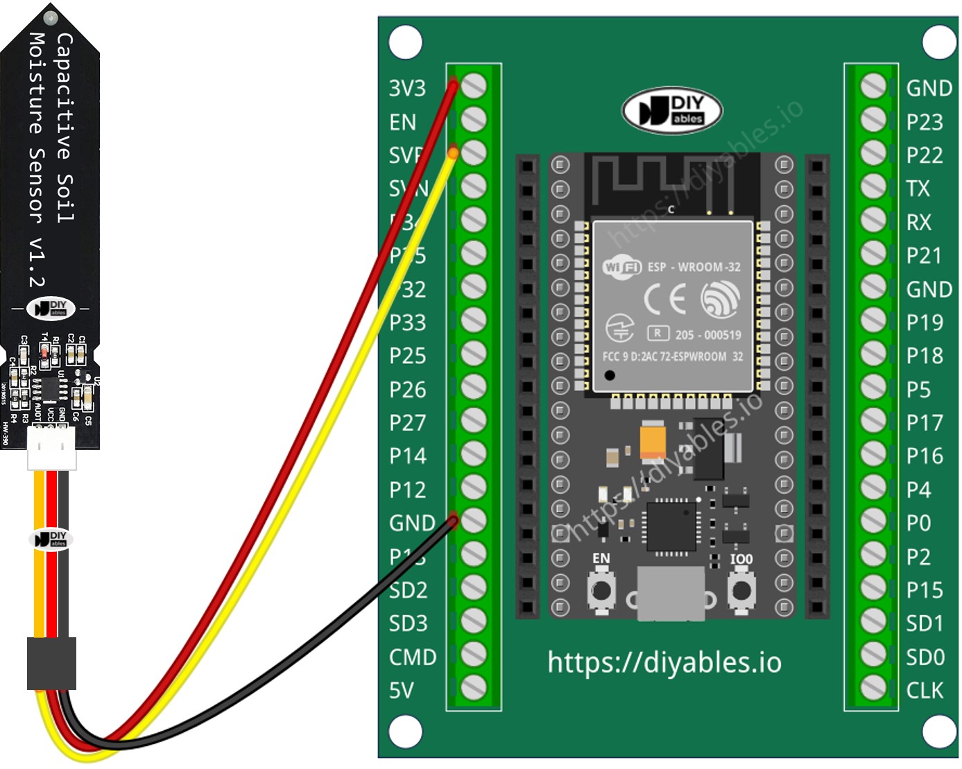 Cómo conectar el ESP32 y un sensor de humedad del suelo
