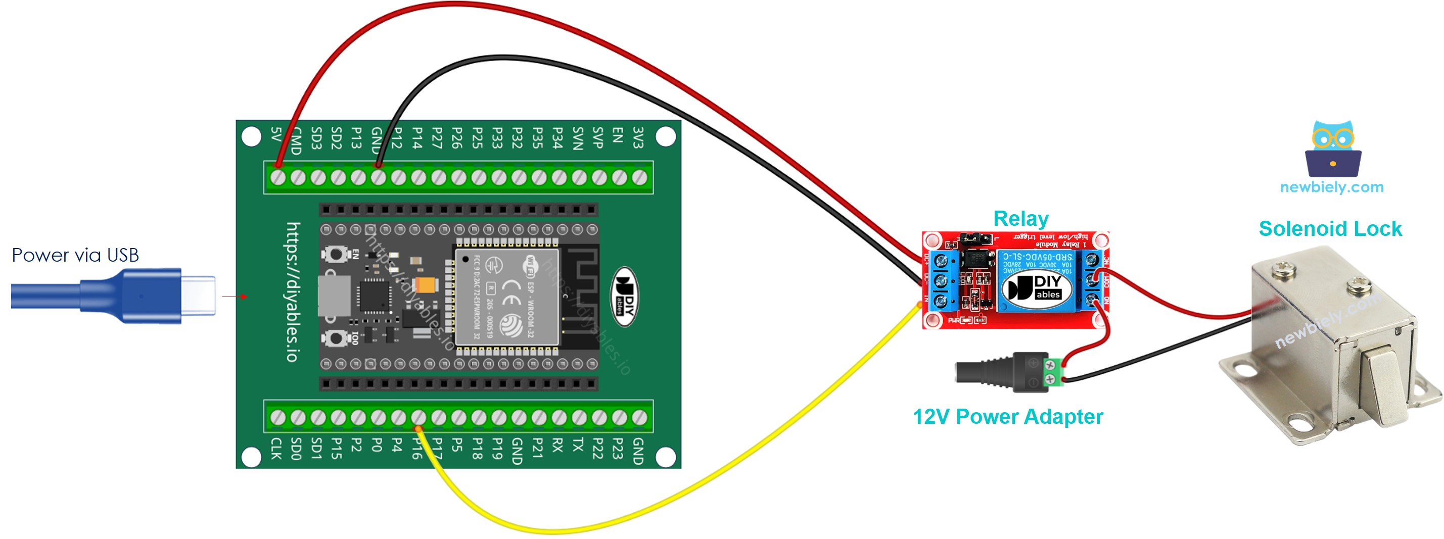 Cómo conectar un ESP32 y una cerradura de solenoide