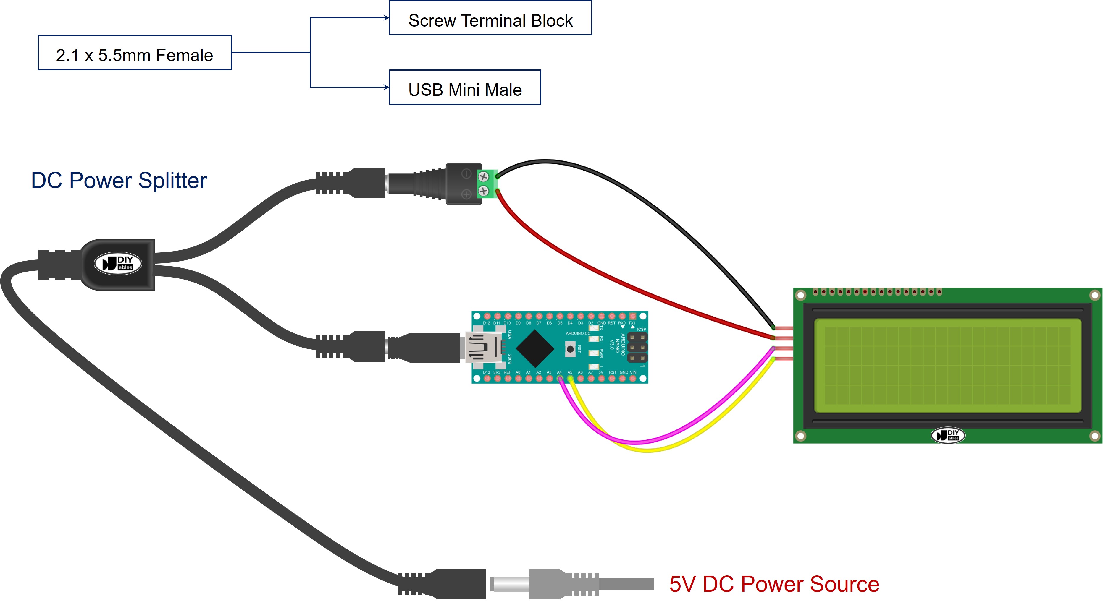 Cómo alimentar Arduino Nano