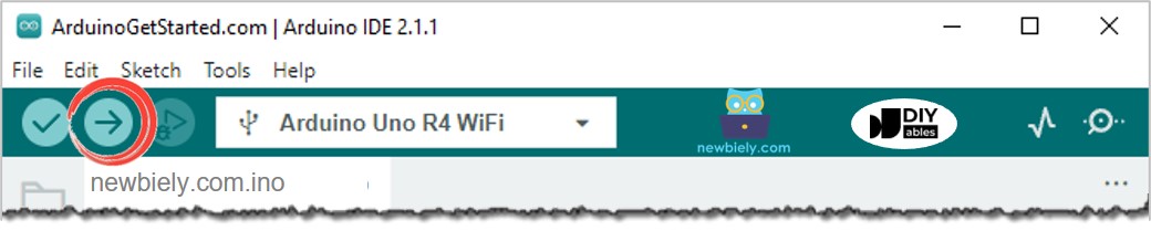 Subir código al IDE de Arduino