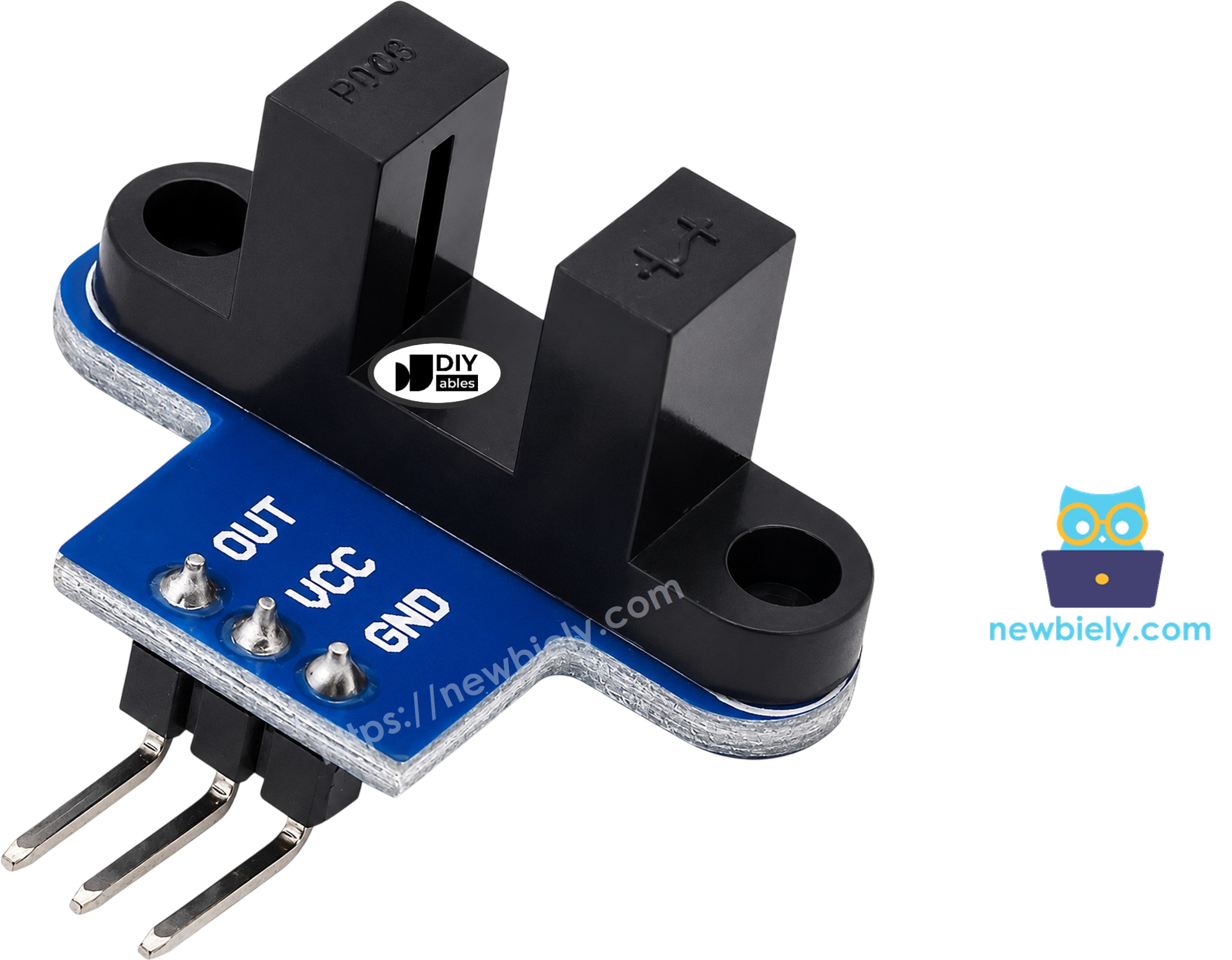 Pinout del sensor de velocidad óptico ranurado IR