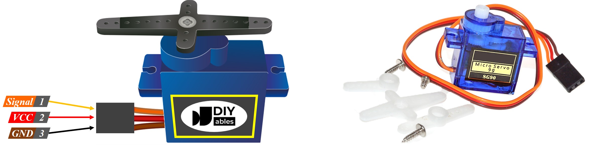 pinout del servomotor